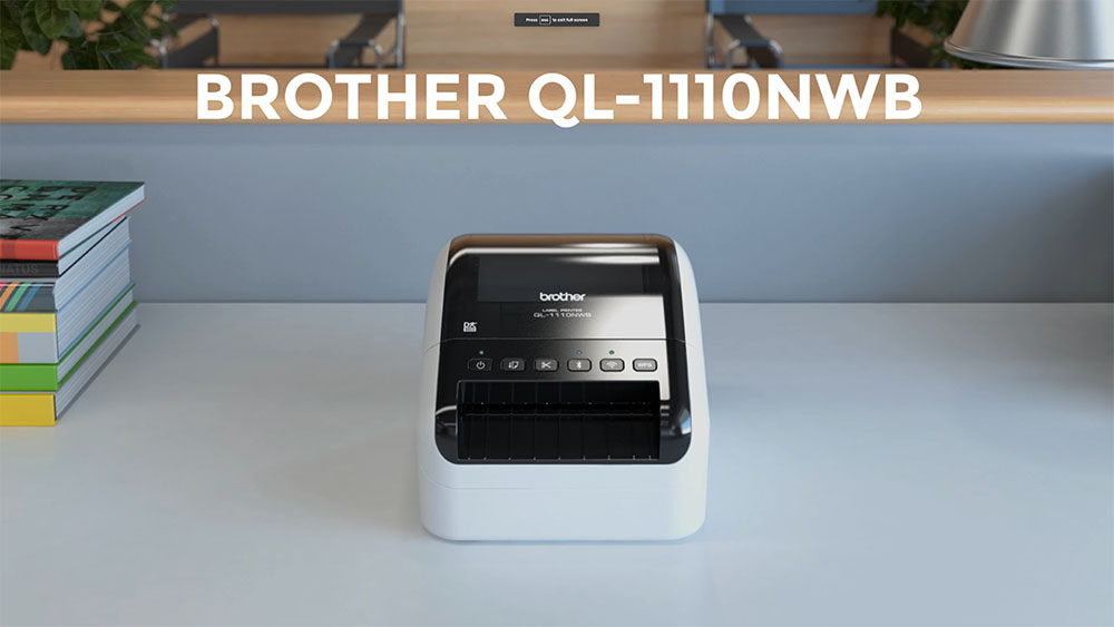 Brother shipping label printer